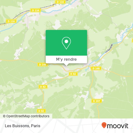 Les Buissons plan