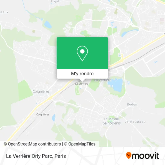 La Verrière Orly Parc plan