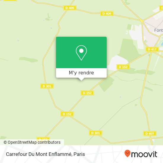 Carrefour Du Mont Enflammé plan