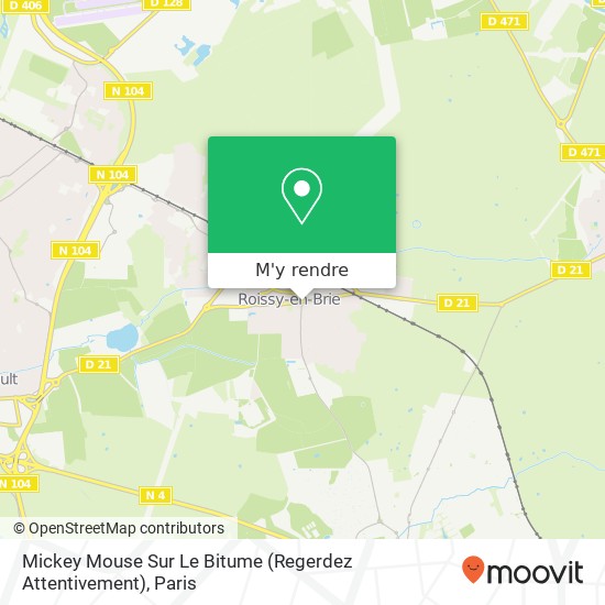 Mickey Mouse Sur Le Bitume (Regerdez Attentivement) plan