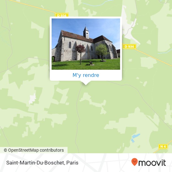 Saint-Martin-Du-Boschet plan