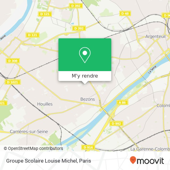 Groupe Scolaire Louise Michel plan