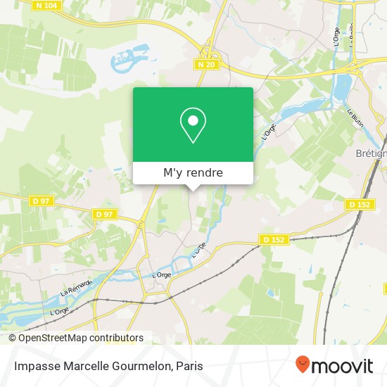 Impasse Marcelle Gourmelon plan