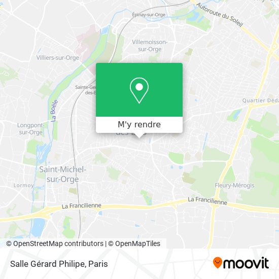 Salle Gérard Philipe plan