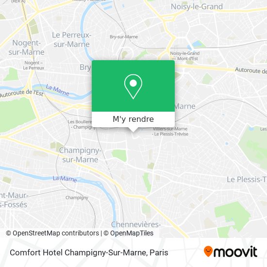 Comfort Hotel Champigny-Sur-Marne plan