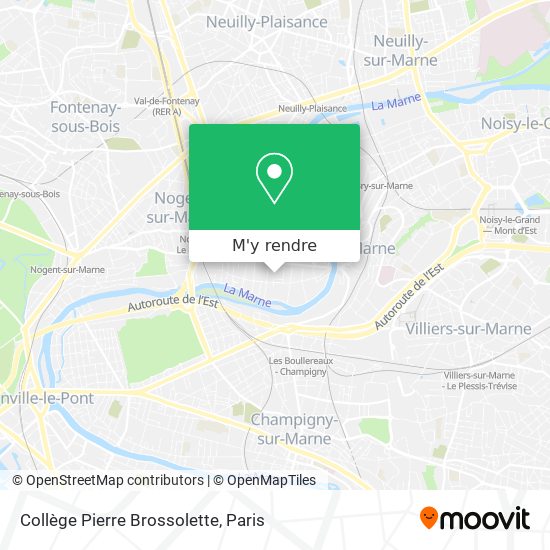 Collège Pierre Brossolette plan