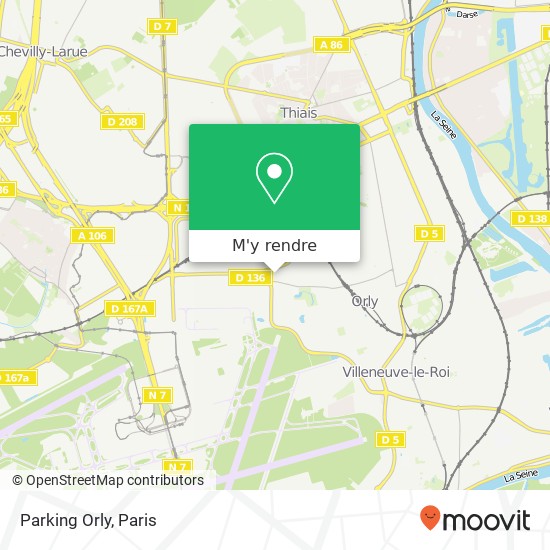 Parking Orly plan