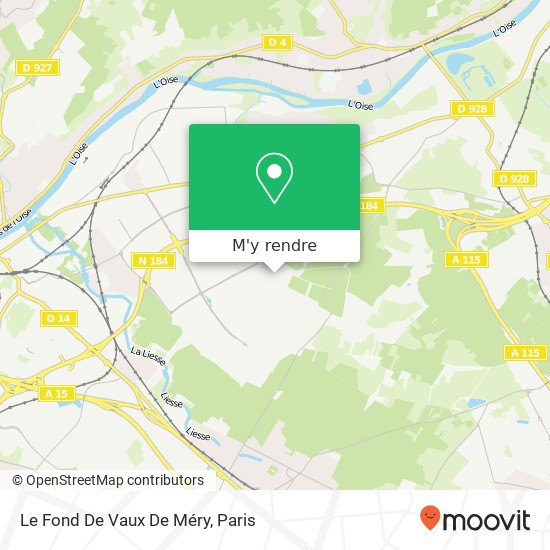 Le Fond De Vaux De Méry plan