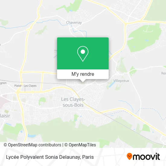 Lycée Polyvalent Sonia Delaunay plan