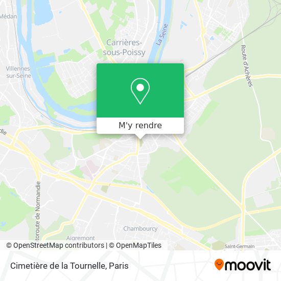 Cimetière de la Tournelle plan