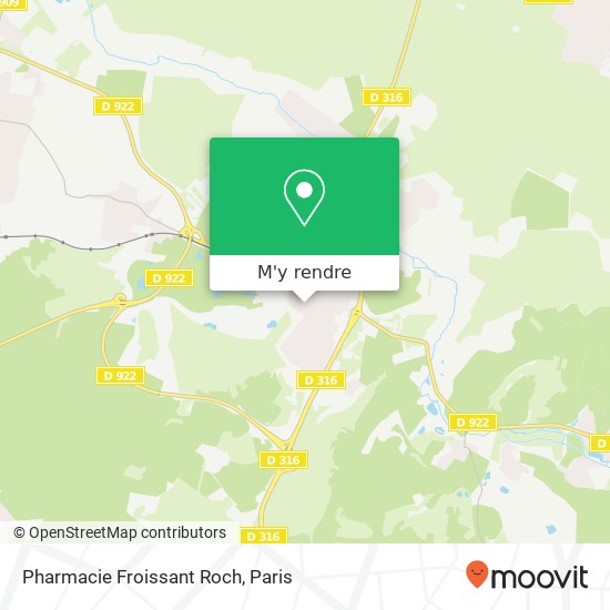 Pharmacie Froissant Roch plan