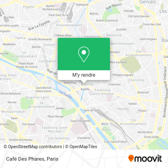 Café Des Phares plan