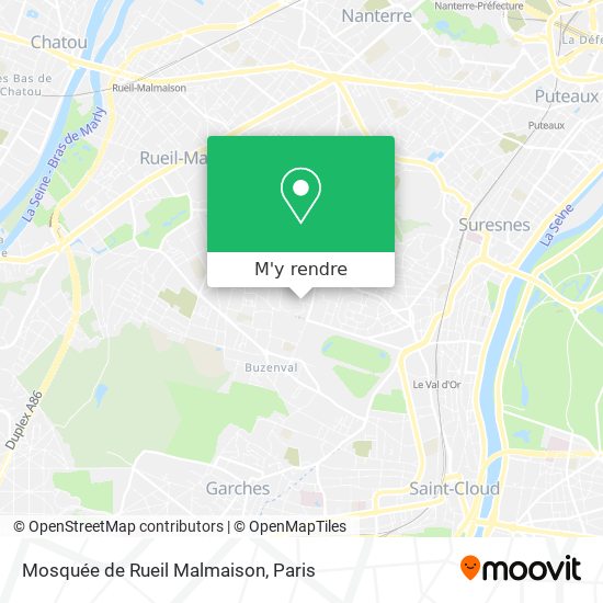 Mosquée de Rueil Malmaison plan