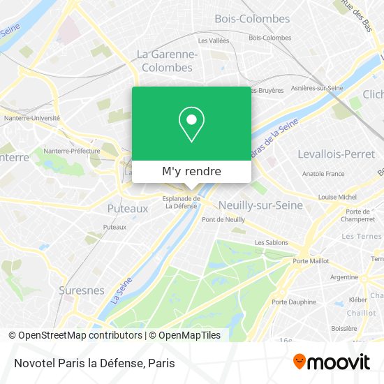 Novotel Paris la Défense plan