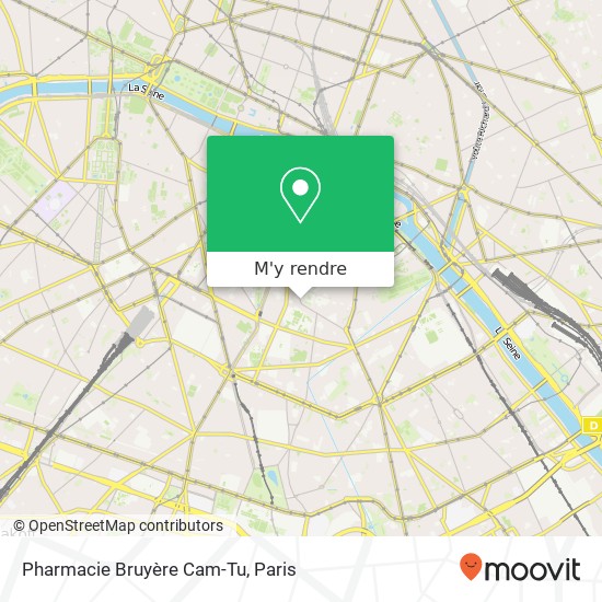 Pharmacie Bruyère Cam-Tu plan