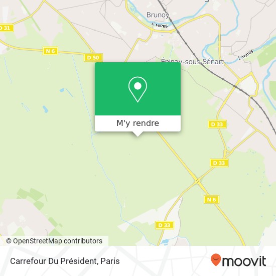 Carrefour Du Président plan