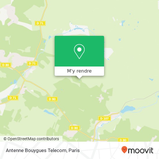 Antenne Bouygues Telecom plan