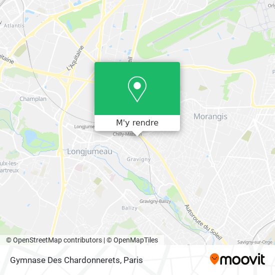 Gymnase Des Chardonnerets plan