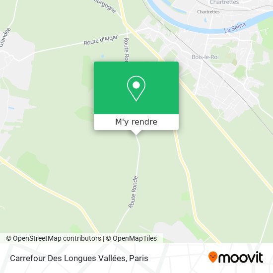 Carrefour Des Longues Vallées plan