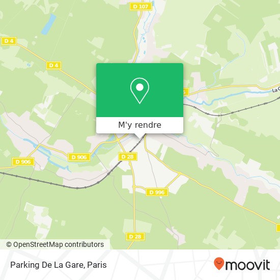 Parking De La Gare plan