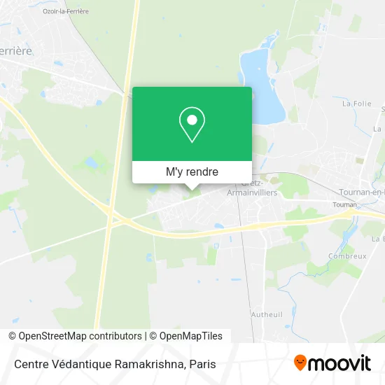 Centre Védantique Ramakrishna plan