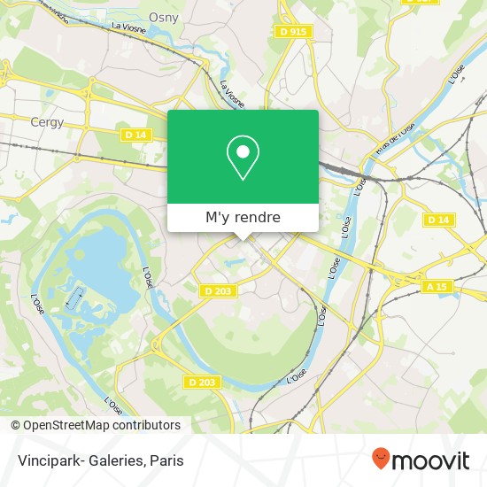 Vincipark- Galeries plan