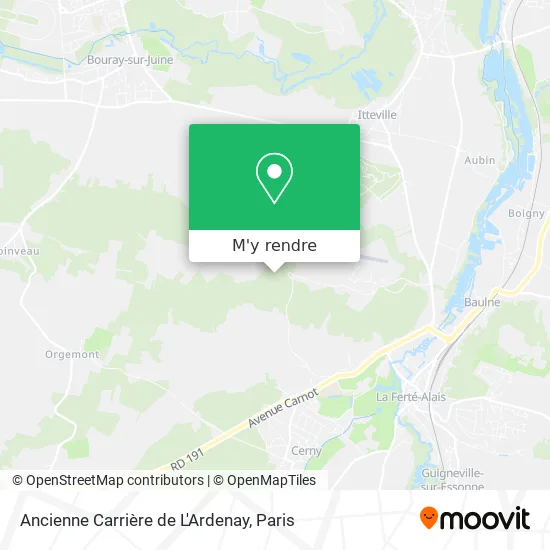 Ancienne Carrière de L'Ardenay plan
