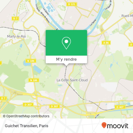 Guichet Transilien plan