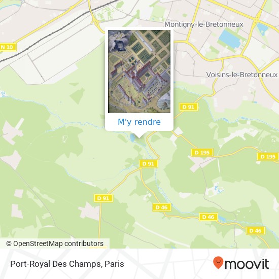 Port-Royal Des Champs plan