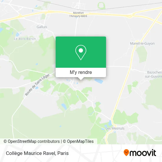 Collège Maurice Ravel plan
