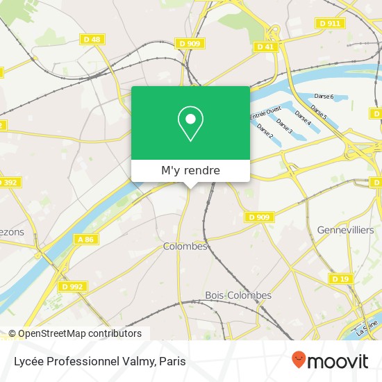 Lycée Professionnel Valmy plan