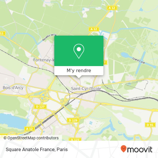 Square Anatole France plan