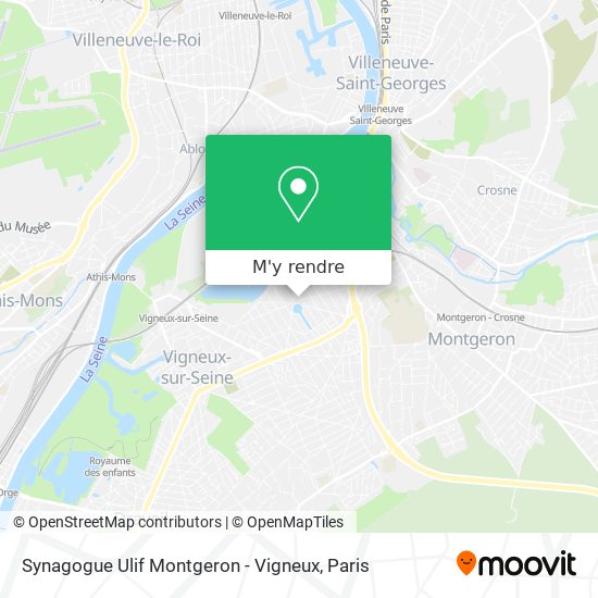 Synagogue Ulif Montgeron - Vigneux plan