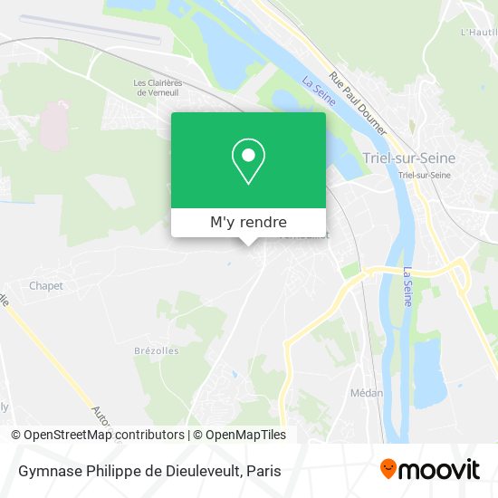 Gymnase Philippe de Dieuleveult plan