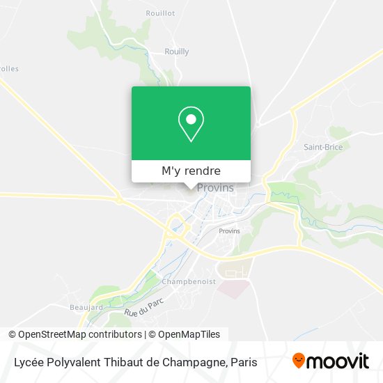 Lycée Polyvalent Thibaut de Champagne plan
