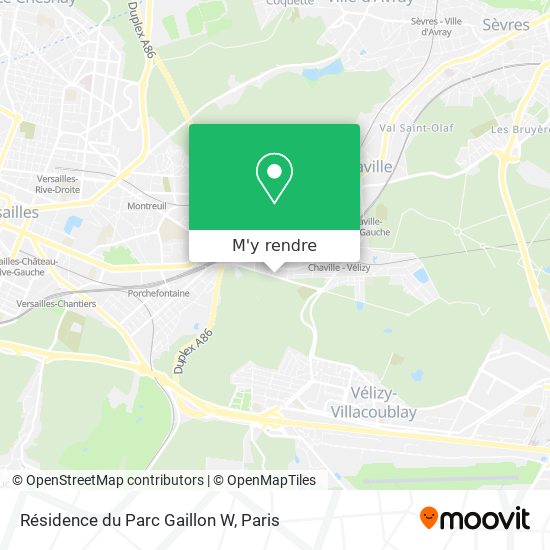 Résidence du Parc Gaillon W plan