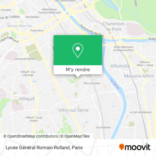 Lycée Général Romain Rolland plan