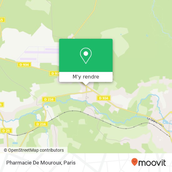 Pharmacie De Mouroux plan