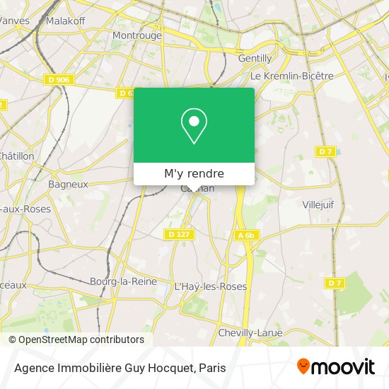 Agence Immobilière Guy Hocquet plan