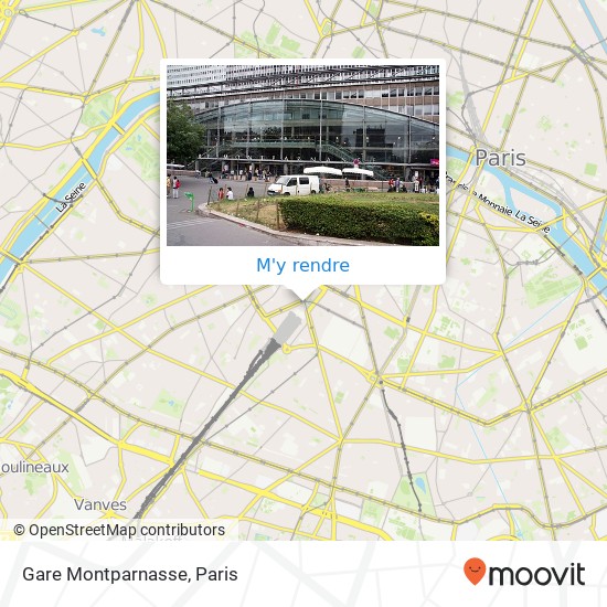 Gare Montparnasse plan