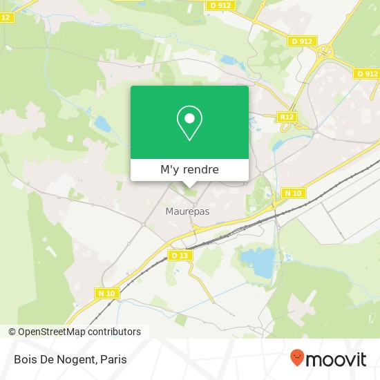 Bois De Nogent plan