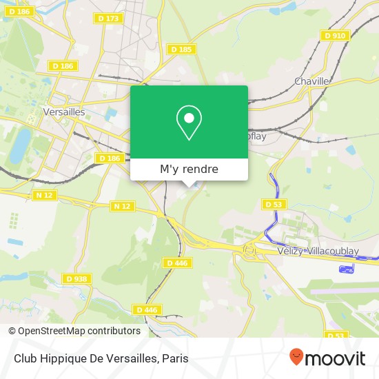 Club Hippique De Versailles plan