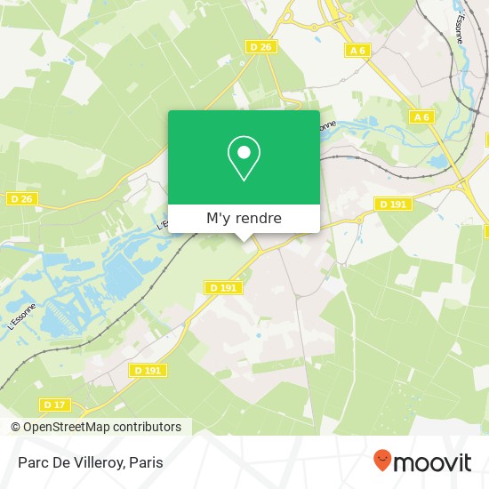 Parc De Villeroy plan