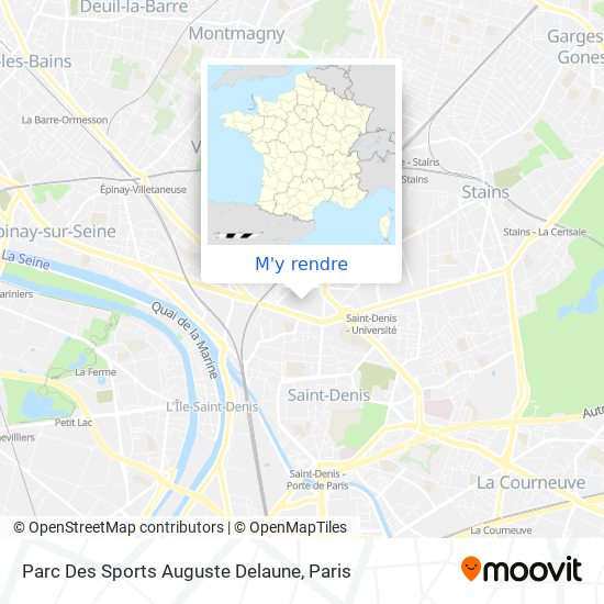 Parc Des Sports Auguste Delaune plan