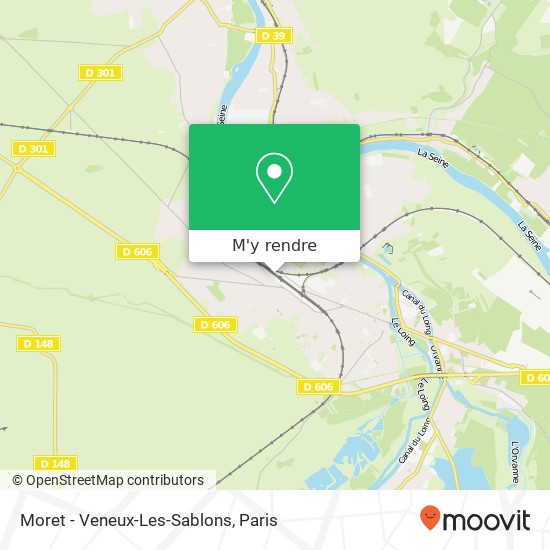 Moret - Veneux-Les-Sablons plan