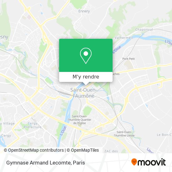 Gymnase Armand Lecomte plan