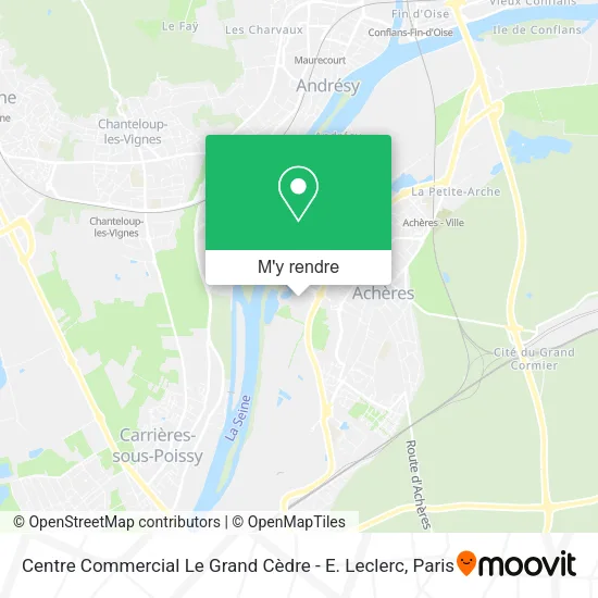 Centre Commercial Le Grand Cèdre - E. Leclerc plan