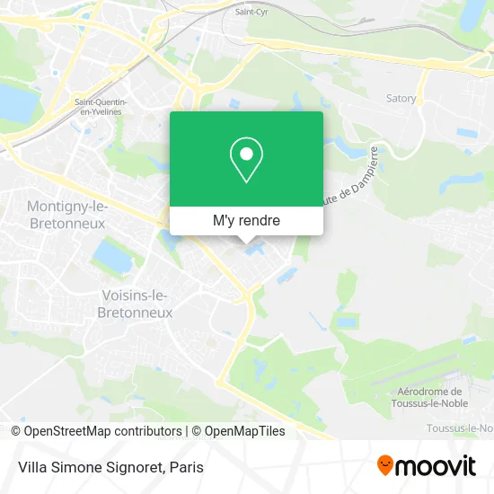 Villa Simone Signoret plan