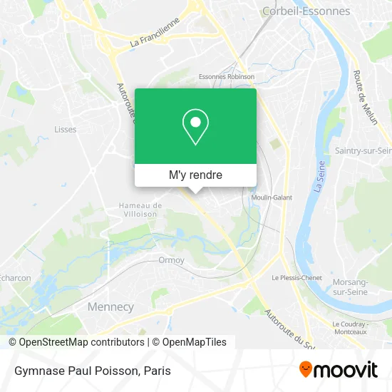 Gymnase Paul Poisson plan