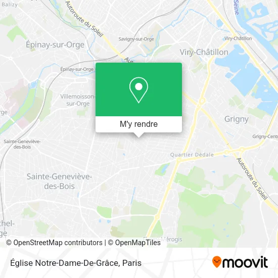 Église Notre-Dame-De-Grâce plan